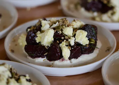 The same beetroot dish, a second plate